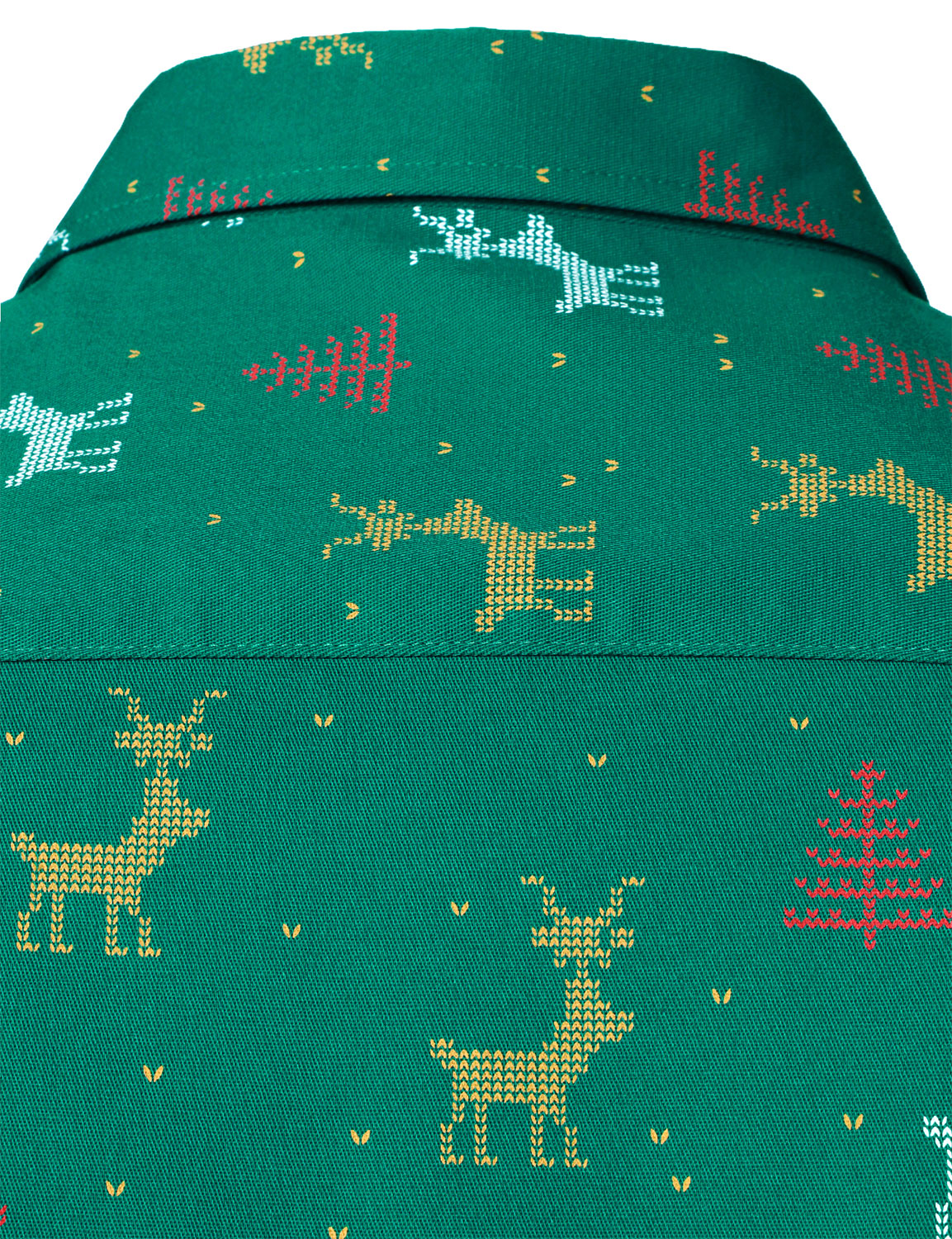 Christmas Tree Moose Green Shirt