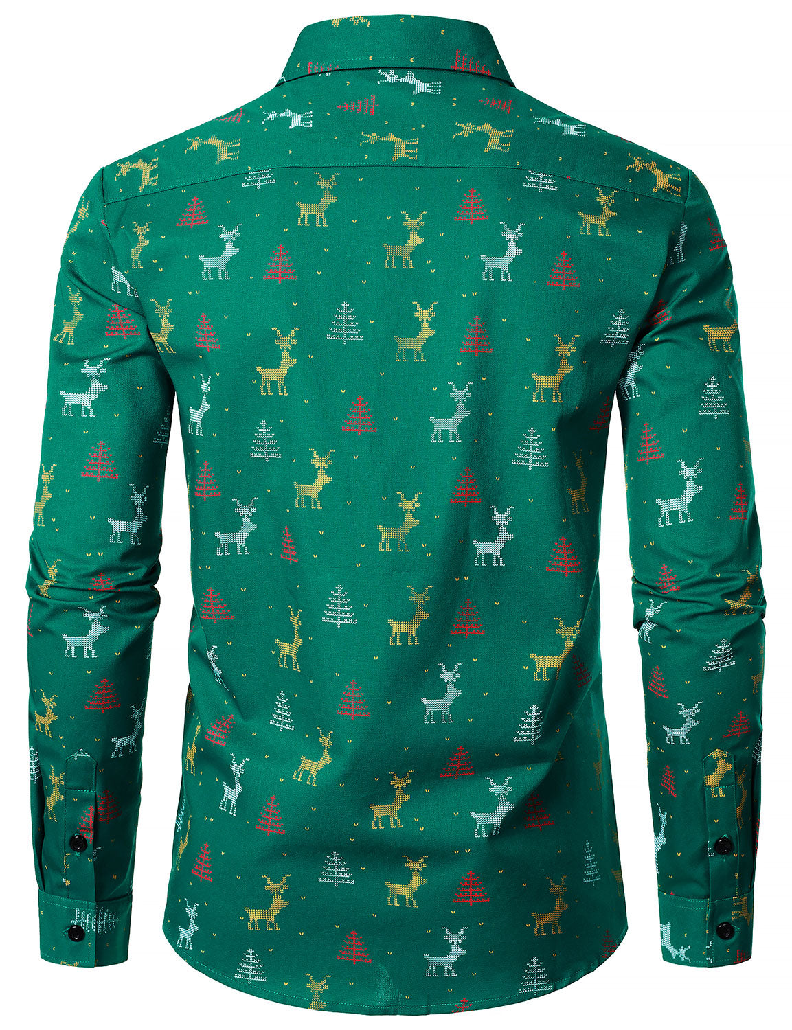 Christmas Tree Moose Green Shirt