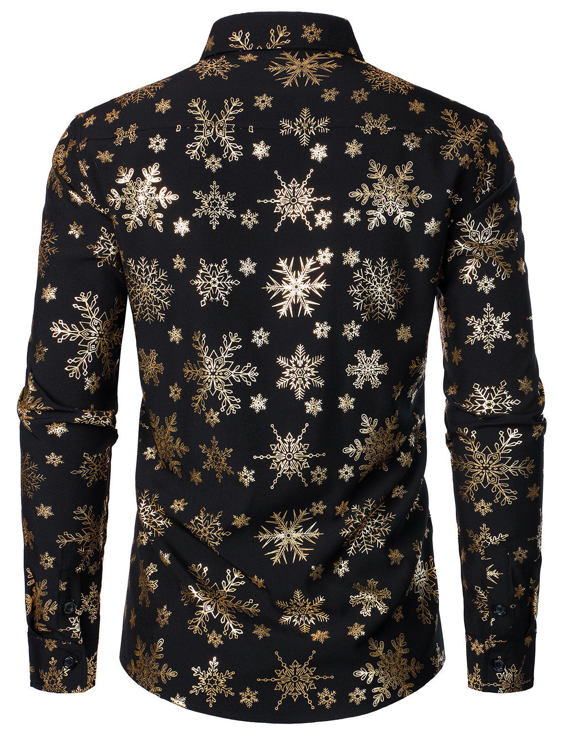 Gold Christmas Snowflake Shirt