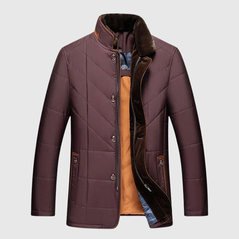 Men’s Quilted Insulated Winter Jacket by Vayla