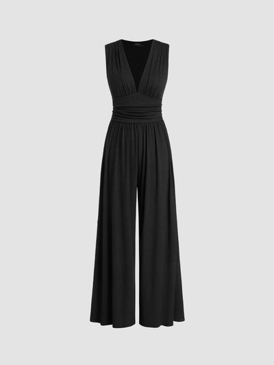 Vayla | Chic Sleeveless Wide-Leg Jumpsuit