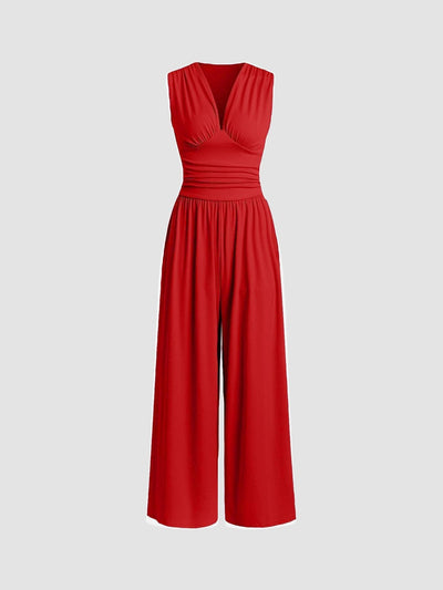 Vayla | Chic Sleeveless Wide-Leg Jumpsuit