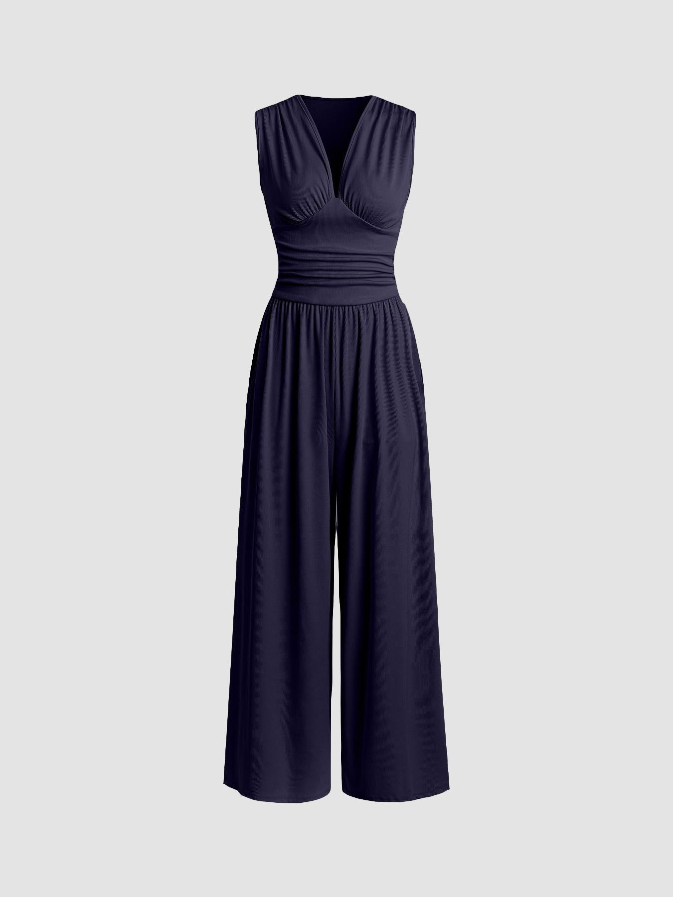 Vayla | Chic Sleeveless Wide-Leg Jumpsuit