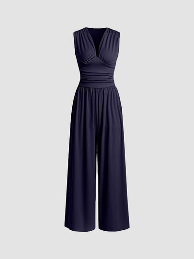 Vayla | Chic Sleeveless Wide-Leg Jumpsuit