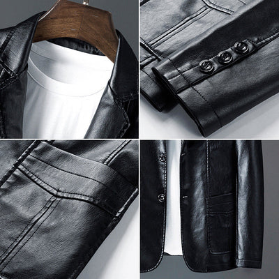 Vayla | Classic Cut Leather Jacket by Roberto Russo