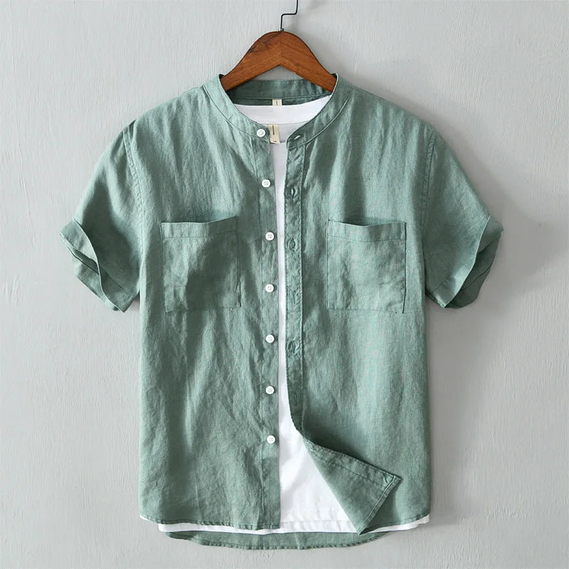 Savelli Regular-Fit Linen Shirt