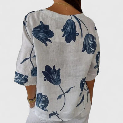 Vayla | Elegant Floral Print Blouse