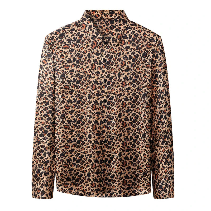 Savanna Silk Leopard Shirt