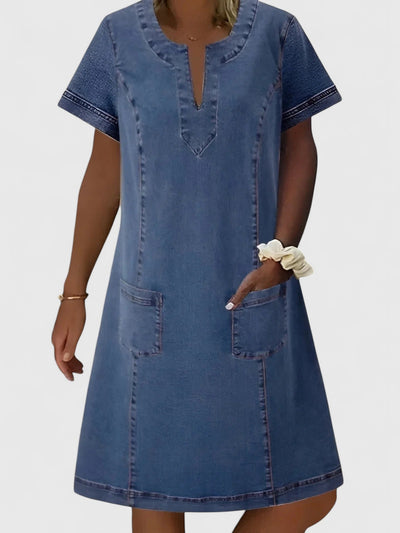 Vayla | Elegant Denim Dress