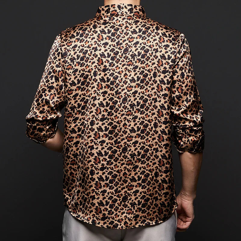Savanna Silk Leopard Shirt