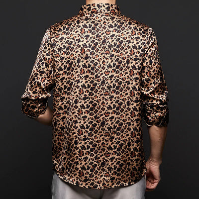 Savanna Silk Leopard Shirt