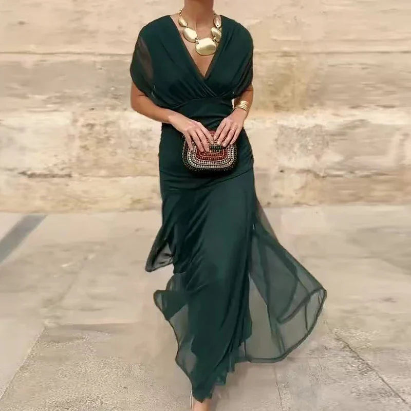 Vayla | Elegant Dress With V-Neckline