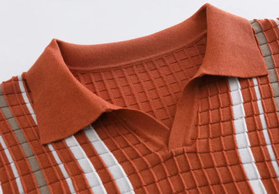 Collezione Waffle-Knit Polo