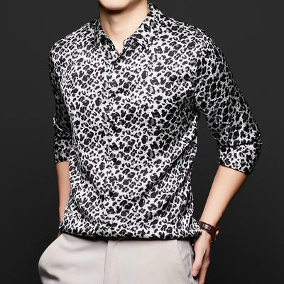 Savanna Silk Leopard Shirt