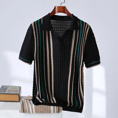 Collezione Waffle-Knit Polo