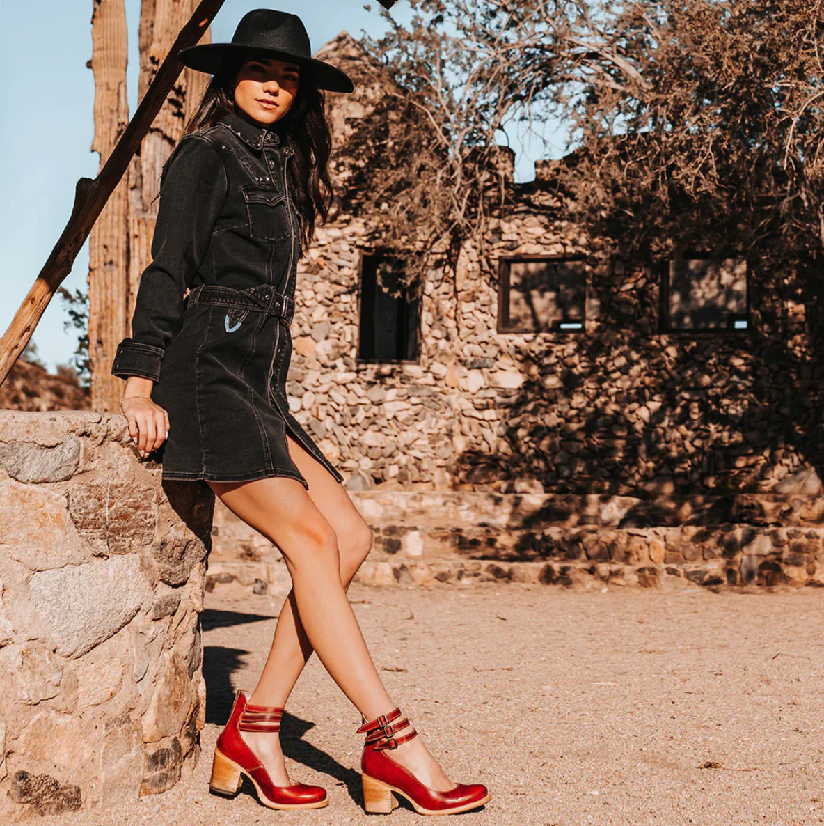 Vayla | Vintage Elegance Leather Heels