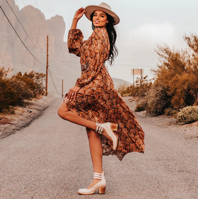 Vayla | Vintage Elegance Leather Heels