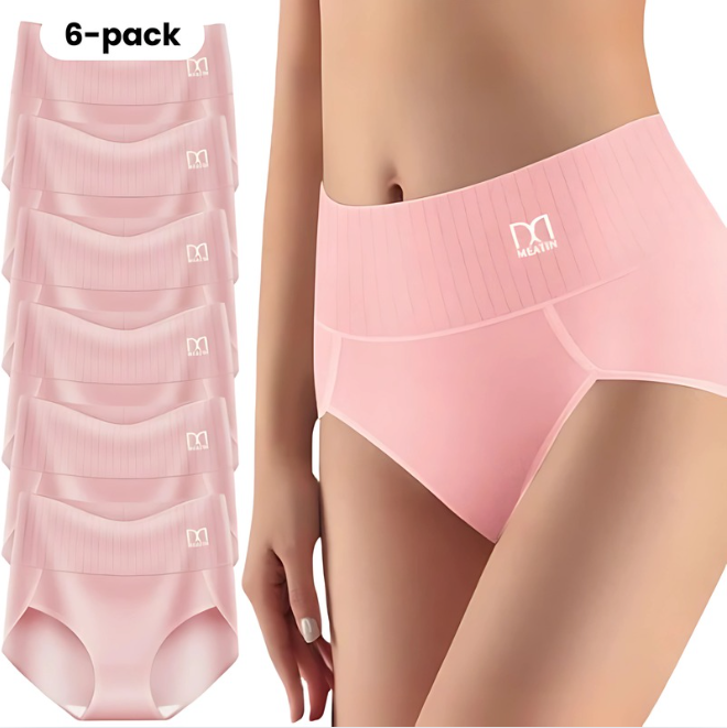 Shaplux™ | 6-Pack High-Waisted Underwear with Shaping Effect for All-Day Comfort