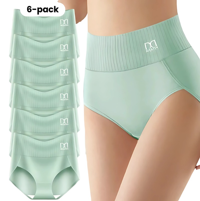 Shaplux™ | 6-Pack High-Waisted Underwear with Shaping Effect for All-Day Comfort