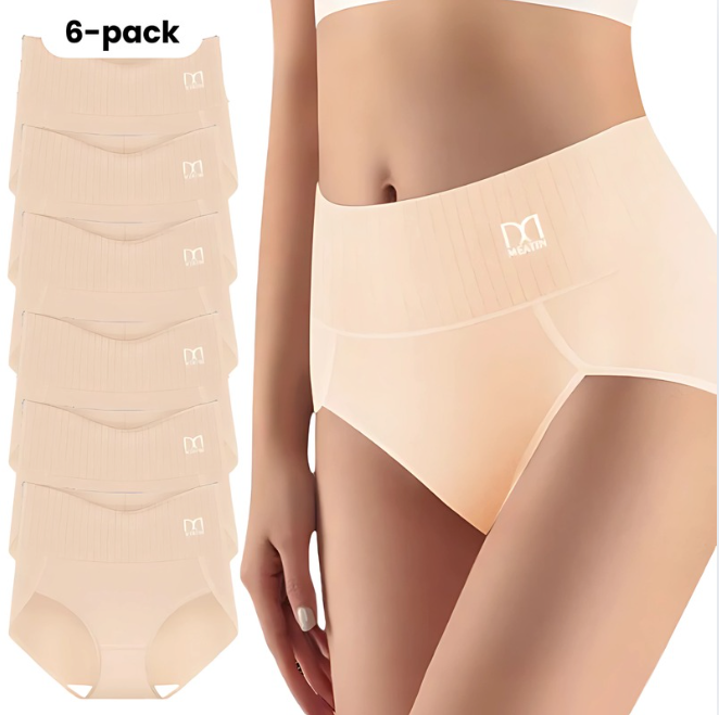 Shaplux™ | 6-Pack High-Waisted Underwear with Shaping Effect for All-Day Comfort