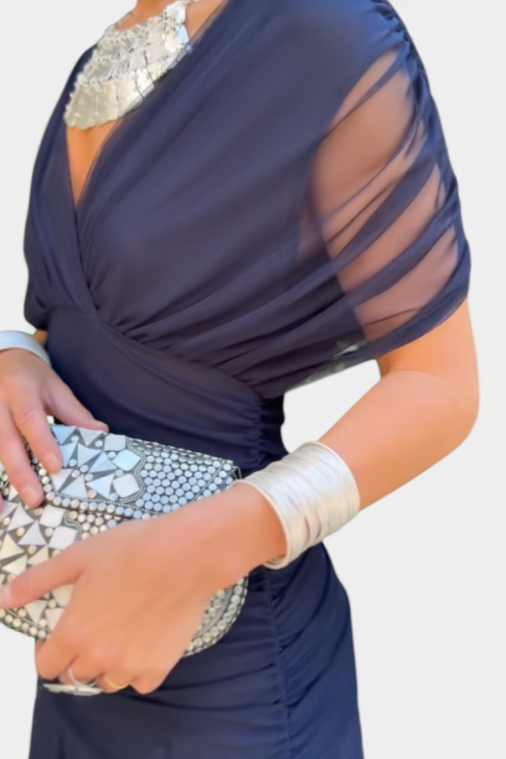 Vayla | Elegant Dress With V-Neckline