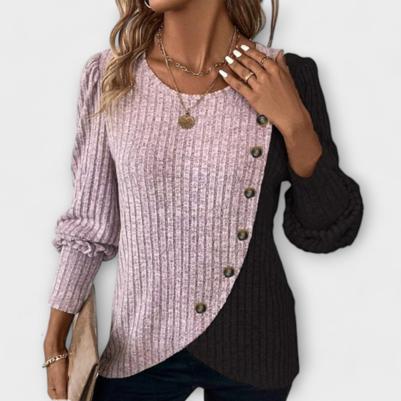 Vayla | Elegant Knitted Blouse