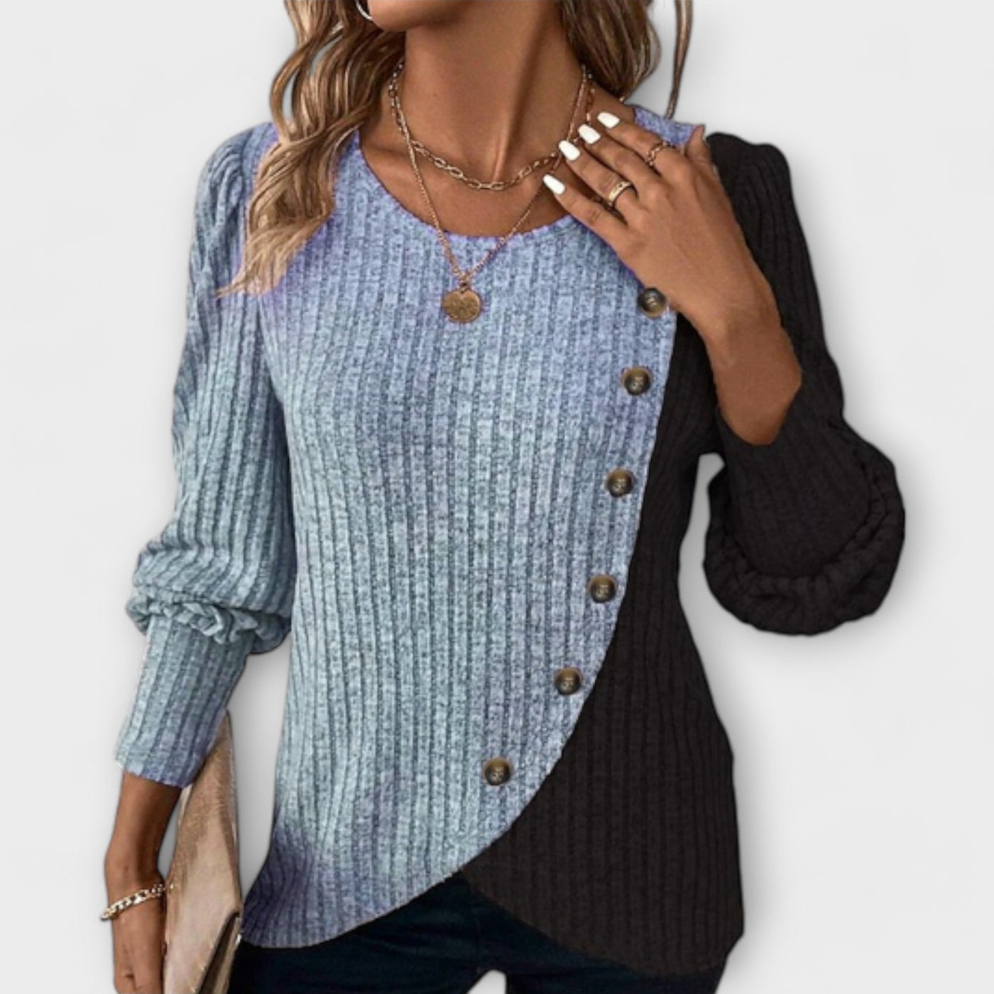 Vayla | Elegant Knitted Blouse