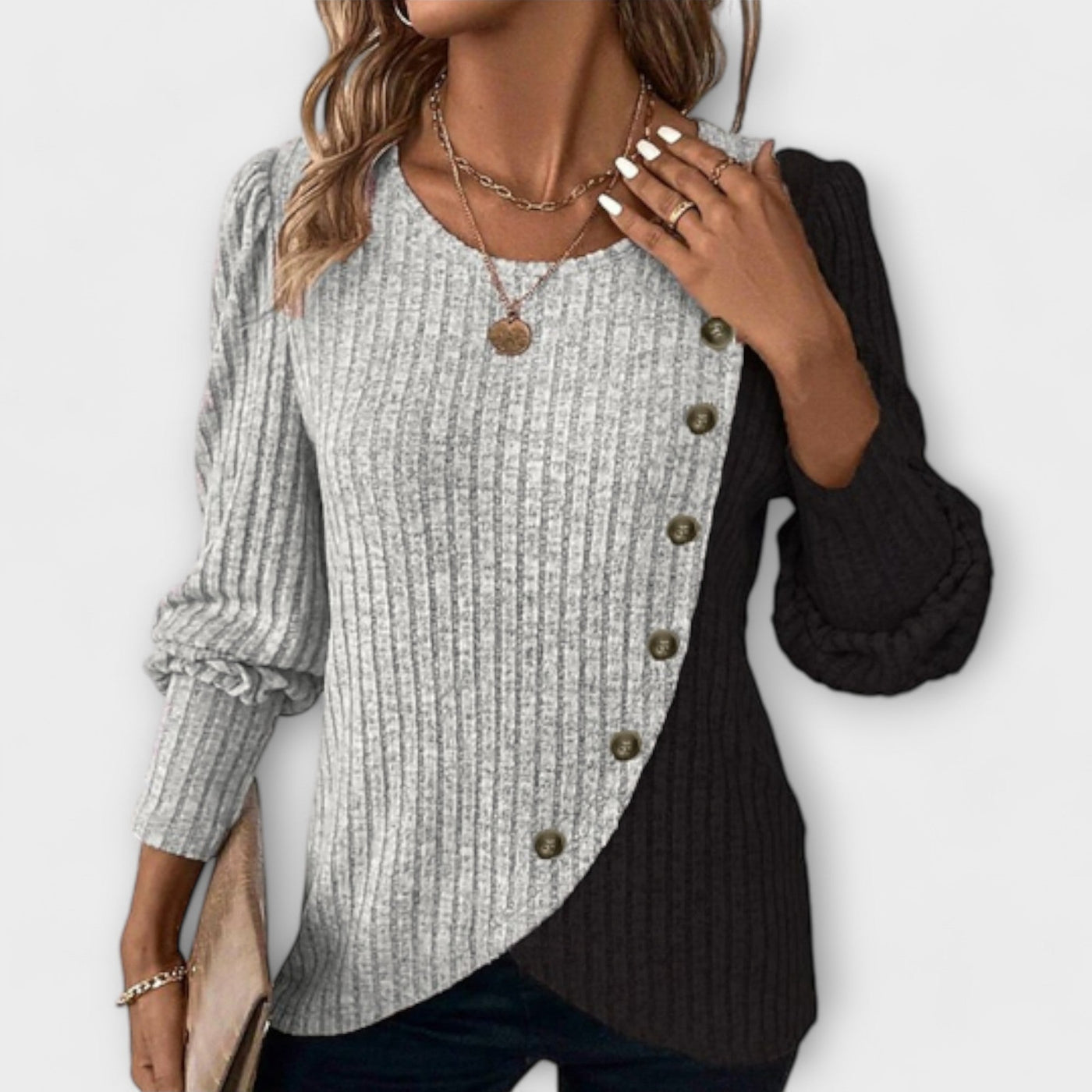 Vayla | Elegant Knitted Blouse