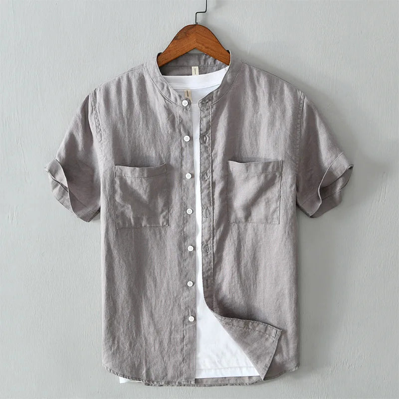 Savelli Regular-Fit Linen Shirt