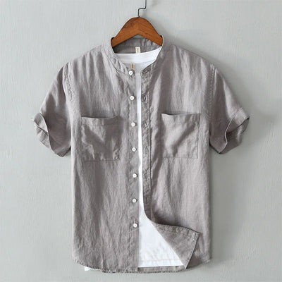 Savelli Regular-Fit Linen Shirt