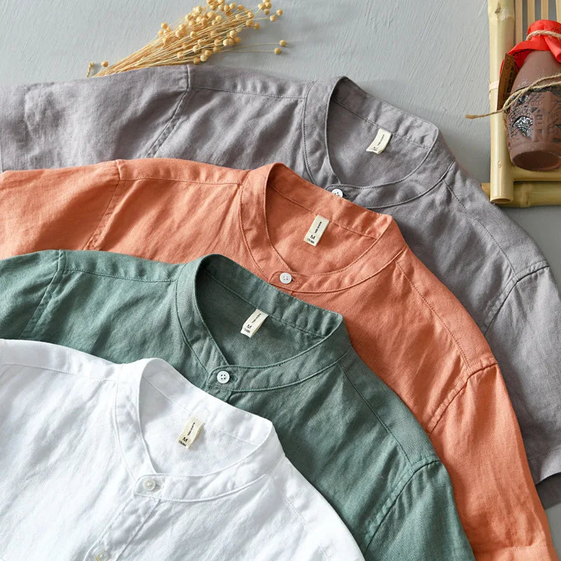 Savelli Regular-Fit Linen Shirt