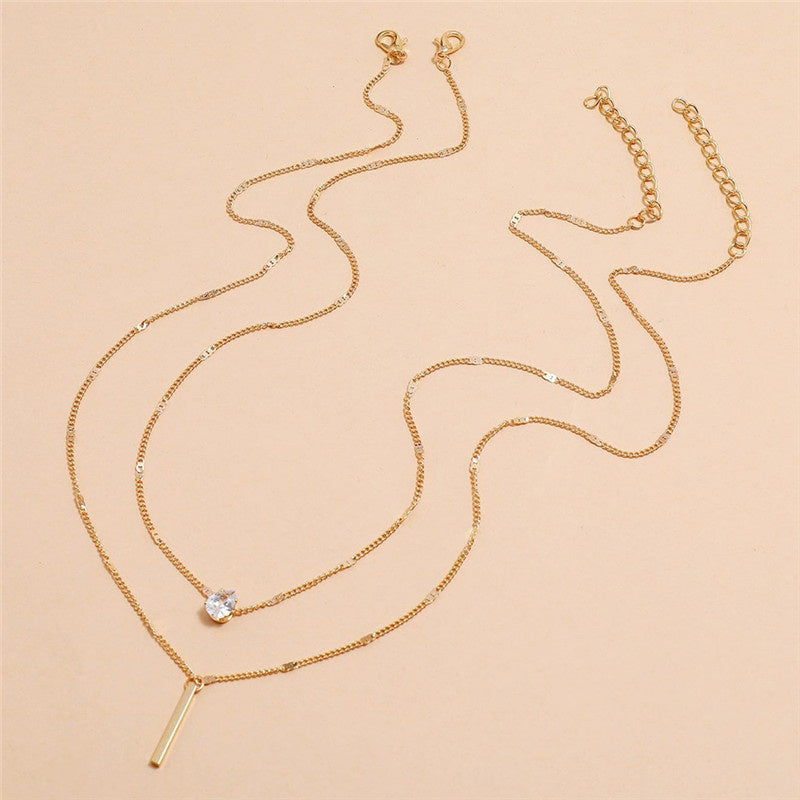 Vayla | Vintage Necklace Set with Gold Pendant