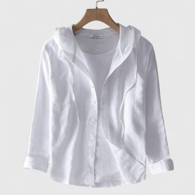 Vayla | Elegant Hooded Blouse