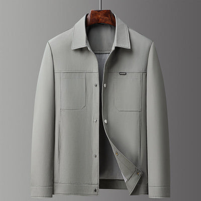 Tailored Luxury Smooth Finish Men’s Jacket by Vayla