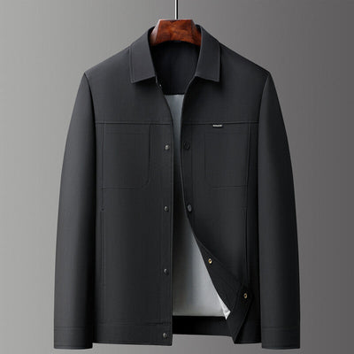 Tailored Luxury Smooth Finish Men’s Jacket by Vayla