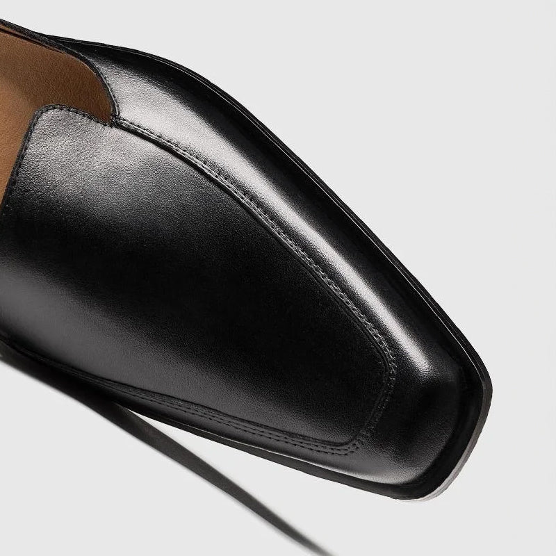 Vayla | Theodore Willow Black Leather Sandals