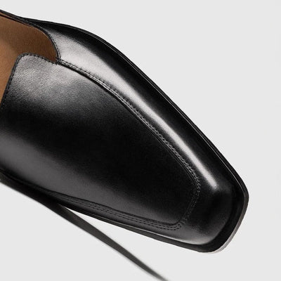 Vayla | Theodore Willow Black Leather Sandals