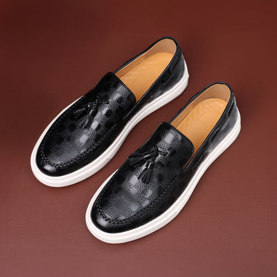 Vayla | Theodore Willow Embossed Texture Loafers