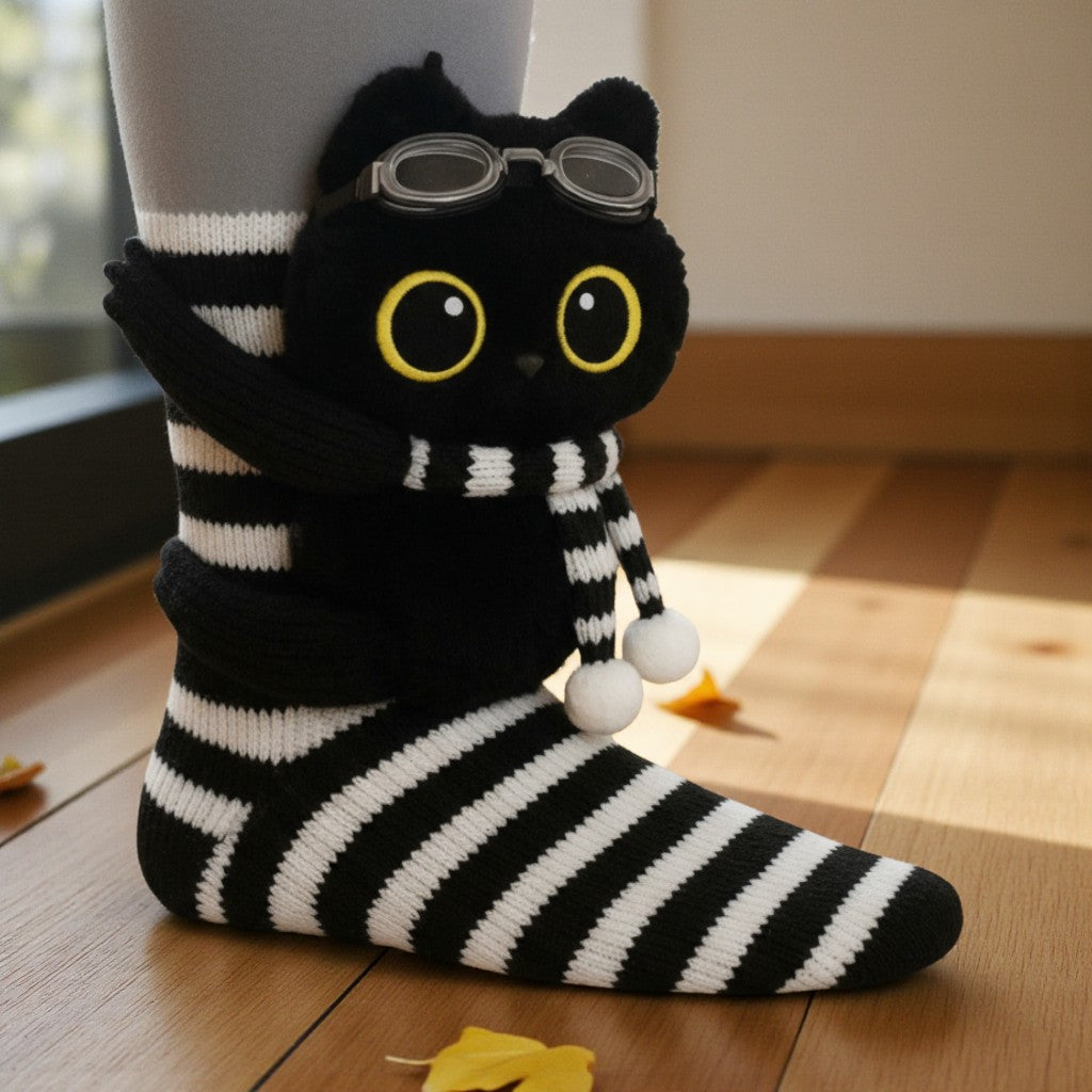 Tobias™ | Striped Cat Socks