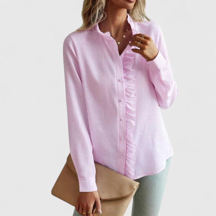 Vayla | Sophisticated Long Sleeve Blouse