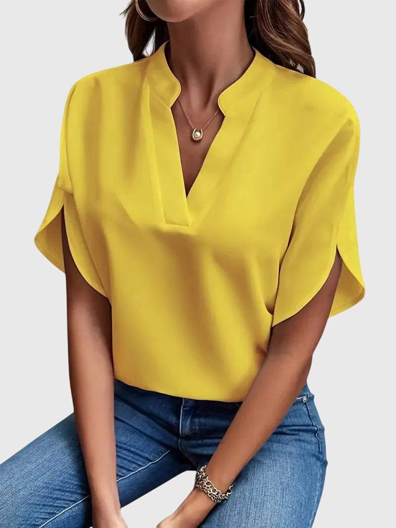 Vayla | Soft and Elegant V-Neck Shirt