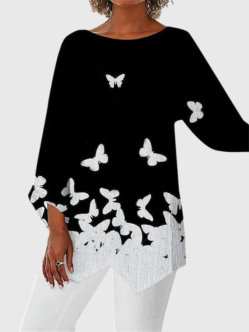 Vayla | Elegant Crew Neck Top