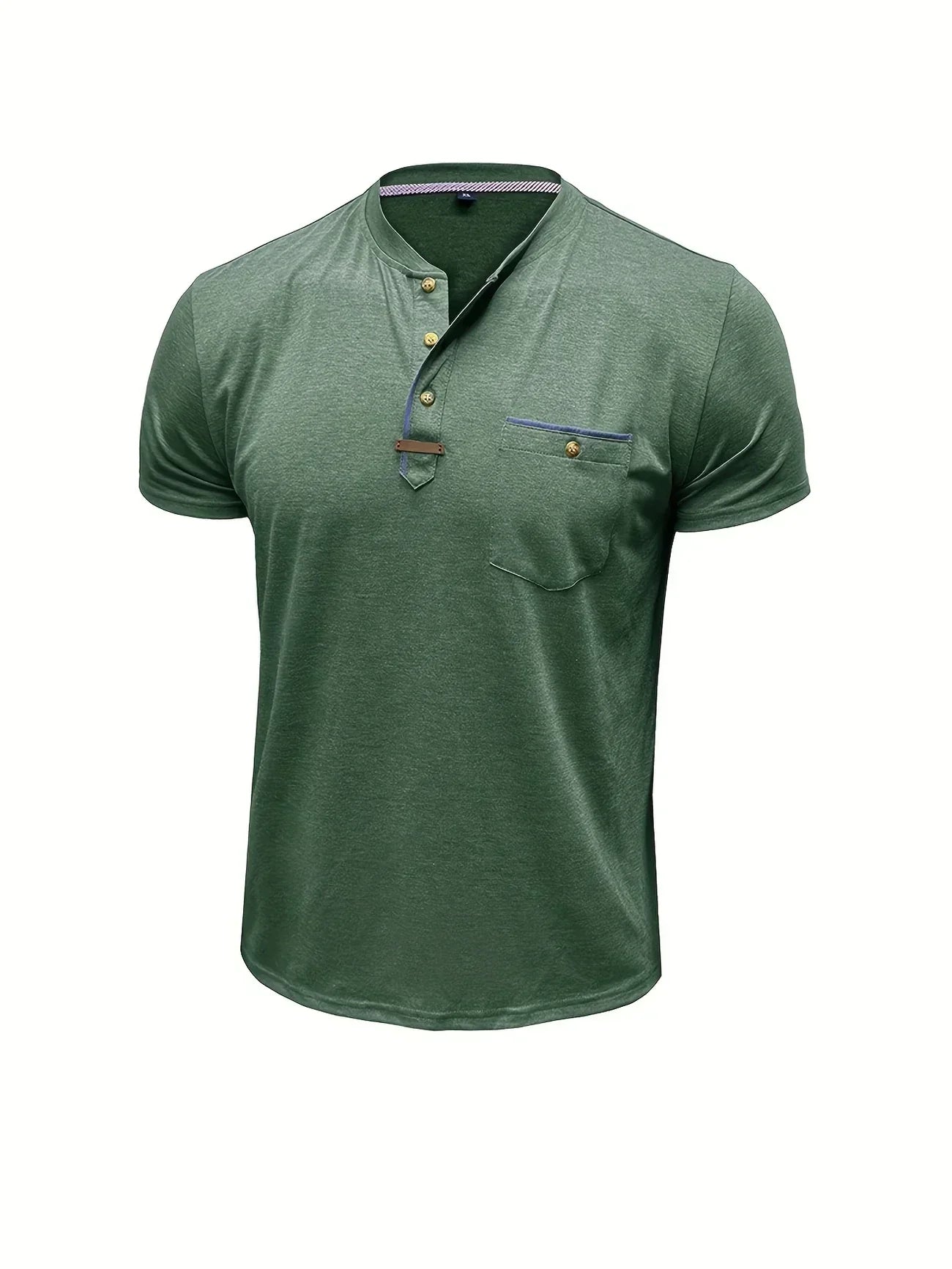 Slade | Classic Round Neck Pocket Shirt