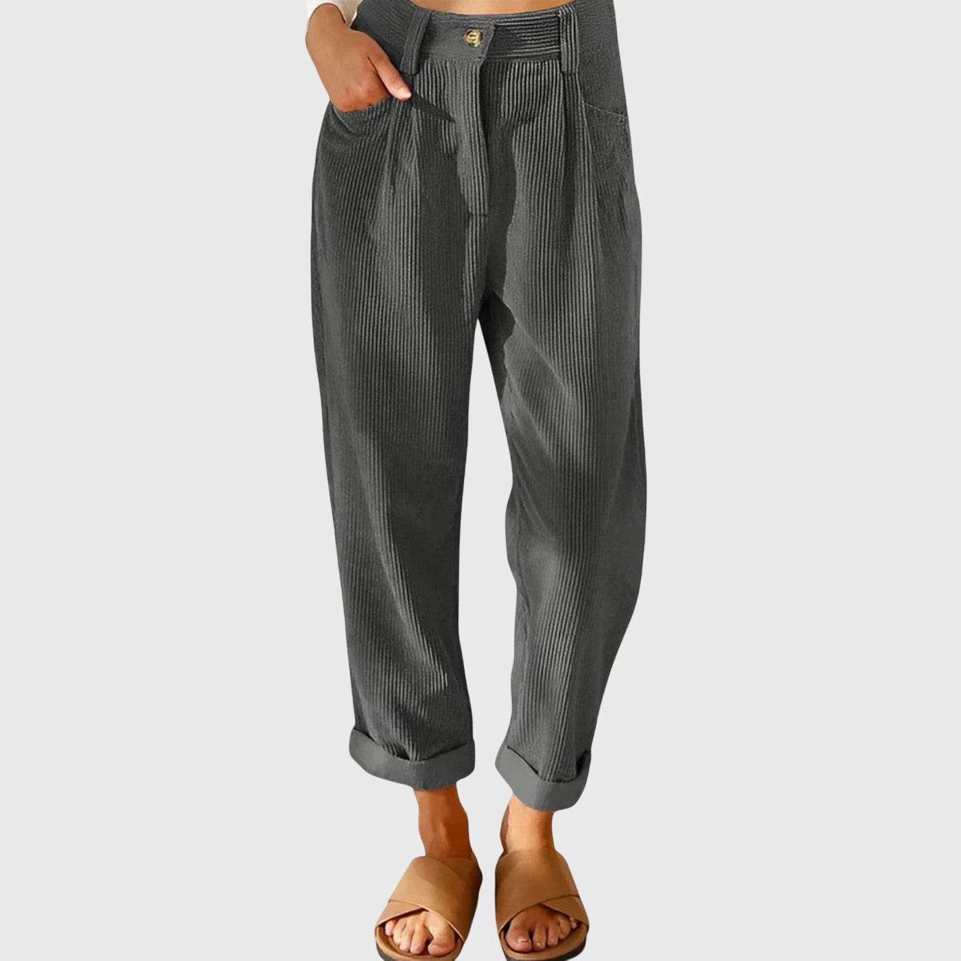 Vayla | Modern Cord Trousers