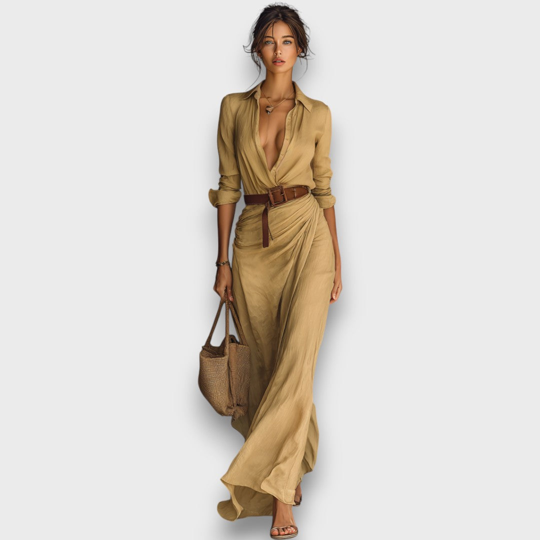 Vayla | Elegant Maxi Wrap Dress
