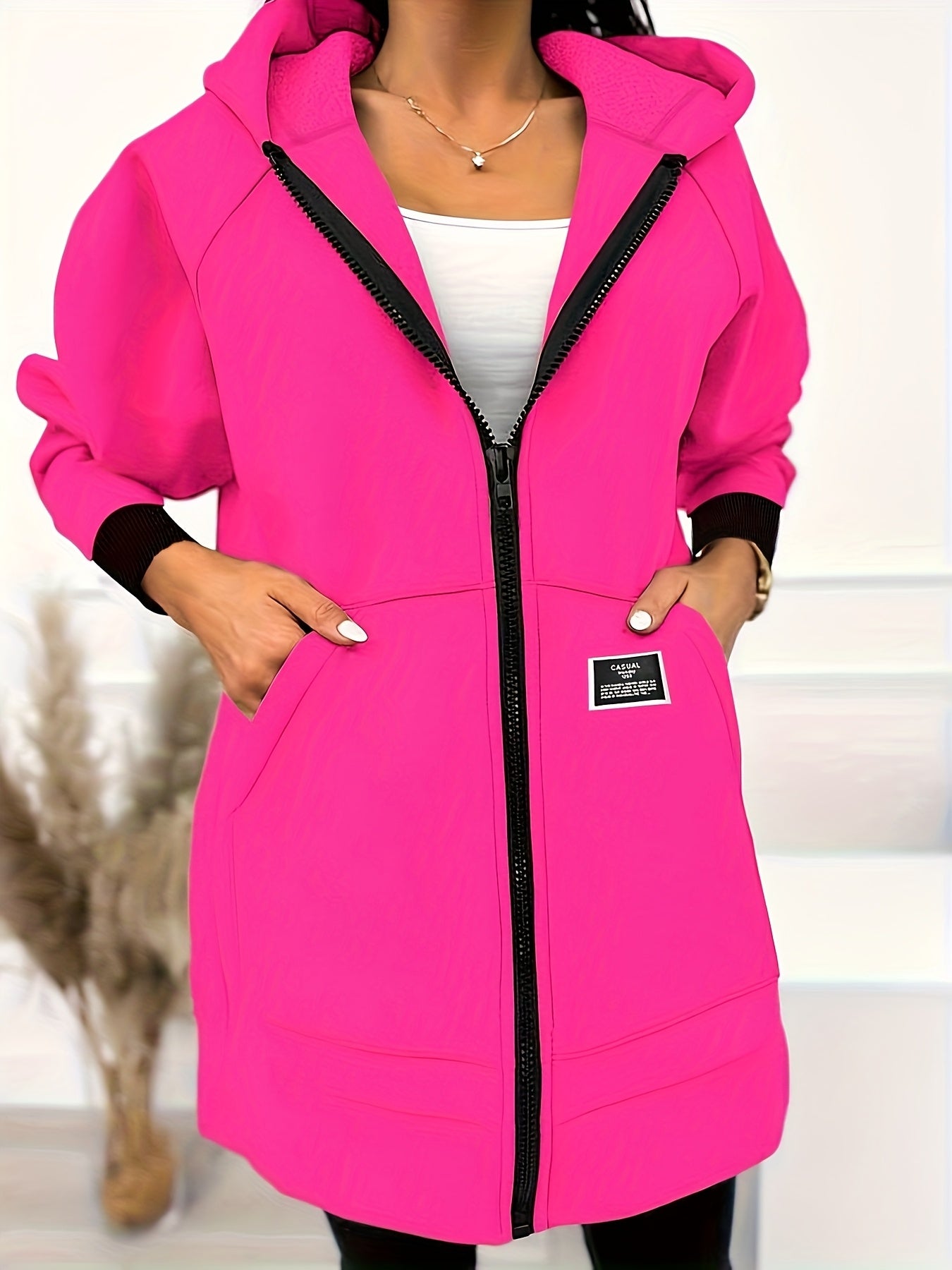 Vayla | Elegant Longline Hoodie