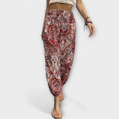 Vayla | Trousers with Ethnic Graphic