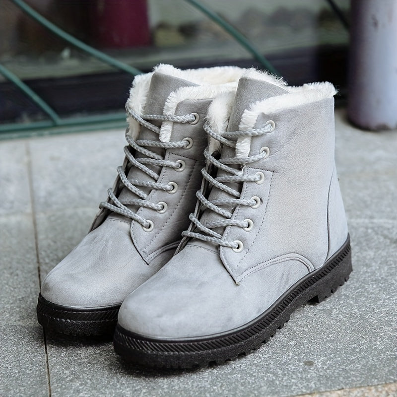 Vayla | Fur-Lined Lace-Up Boots