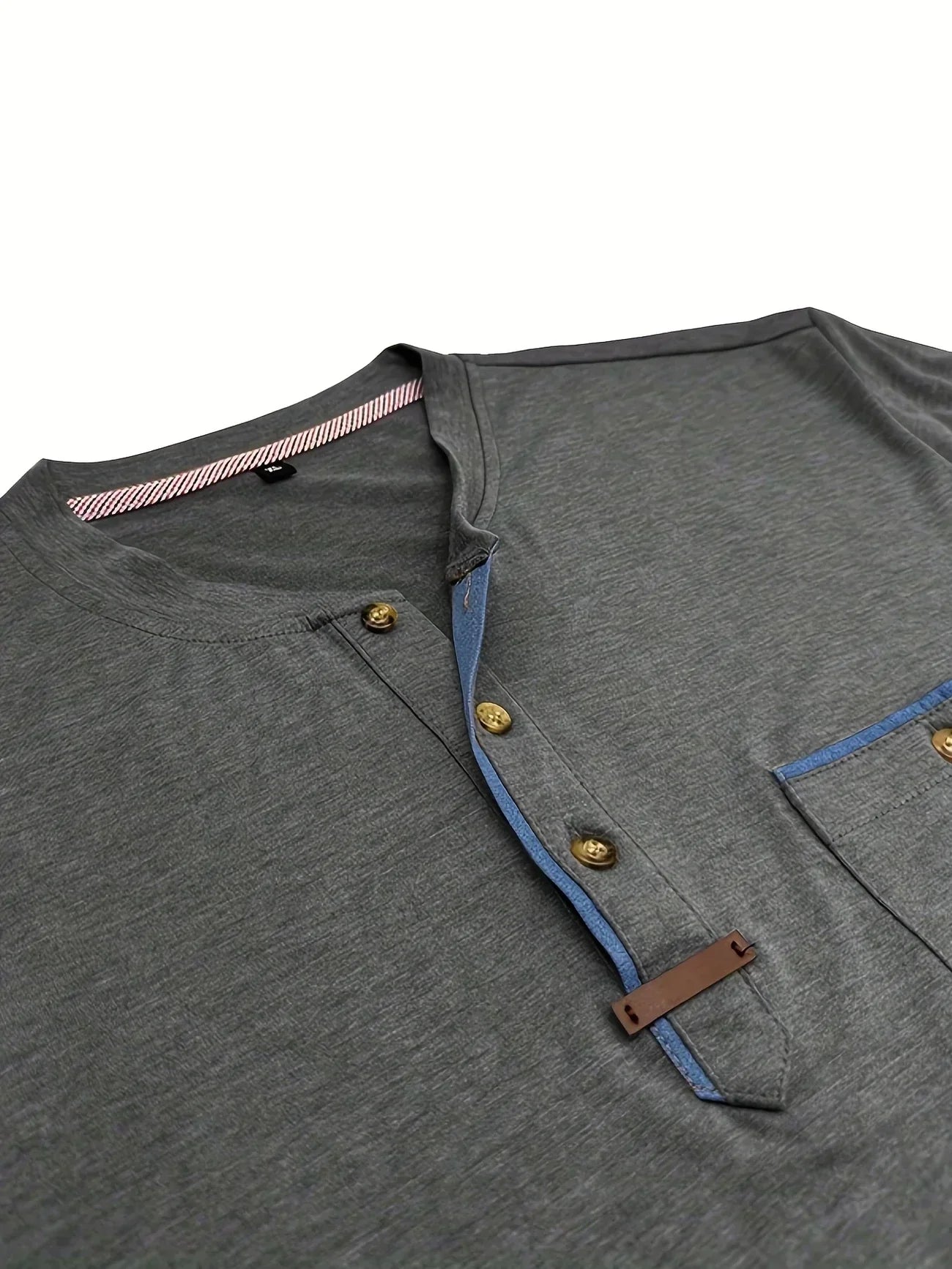 Slade | Classic Round Neck Pocket Shirt