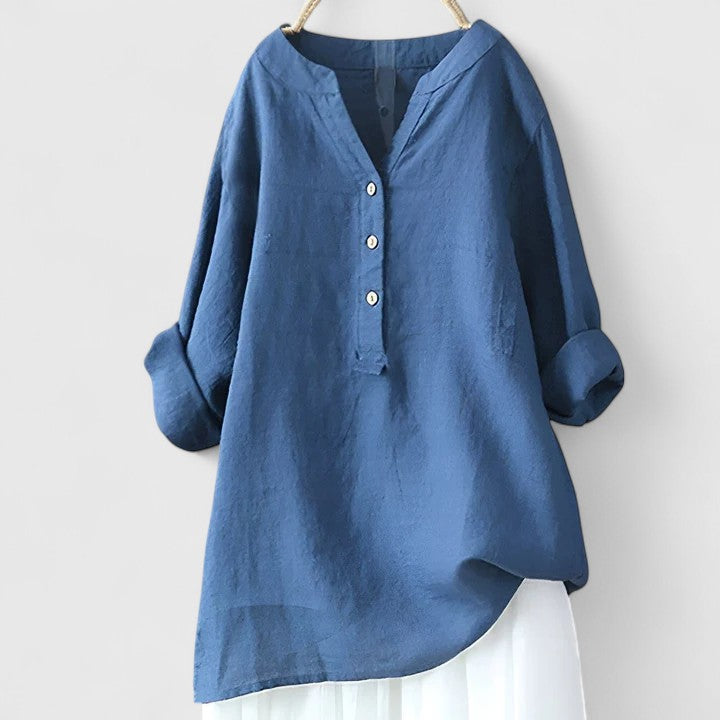 Vayla | Elegant Button-Front Shirt